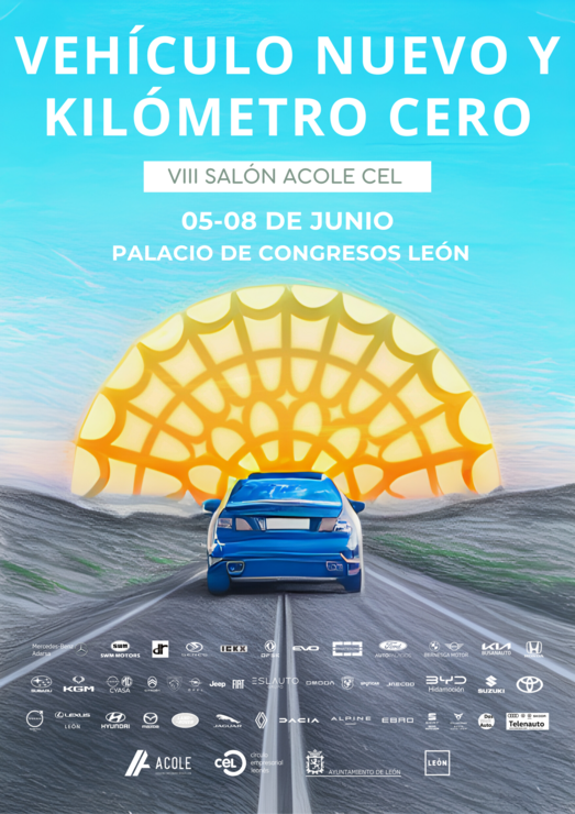 CARTEL 8&ordm; FERIA ACOLE CEL VEH&Iacute;CULO NUEVO Y KM 0