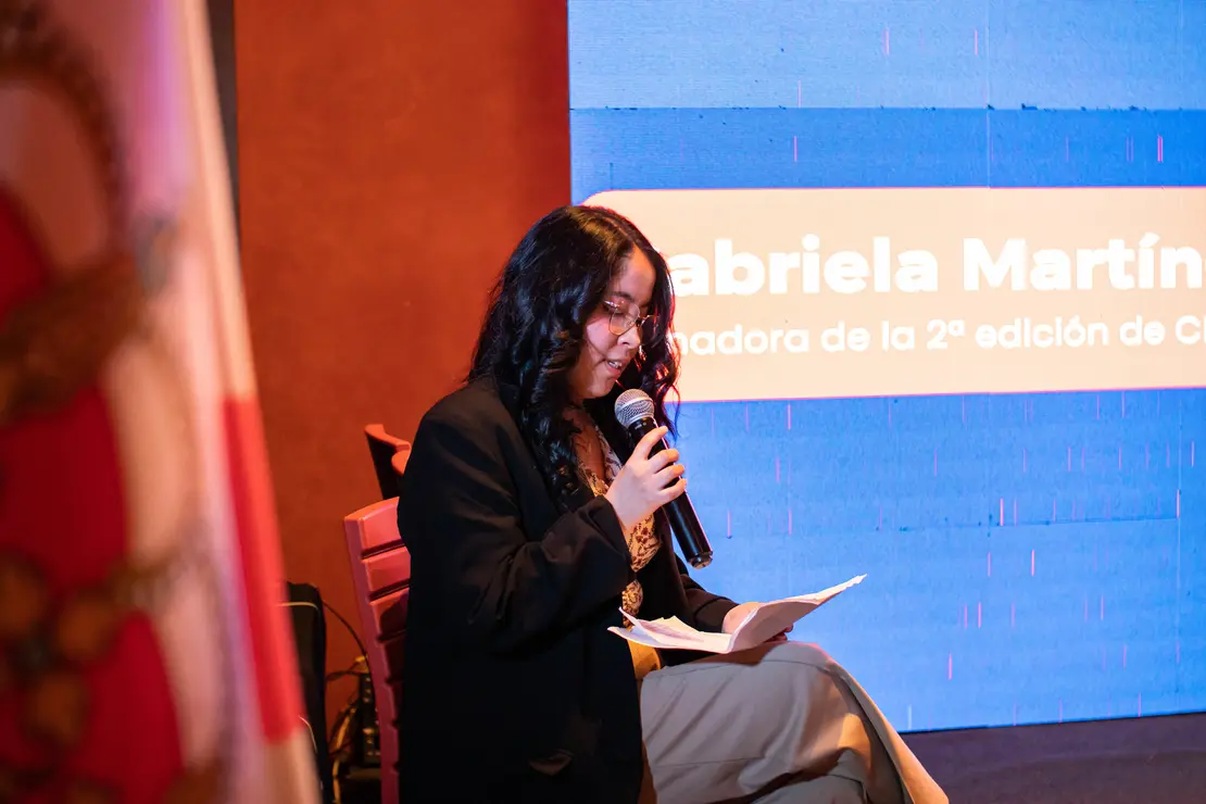 Gabriela Mart&iacute;nez, ganadora II edici&oacute;n del concurso