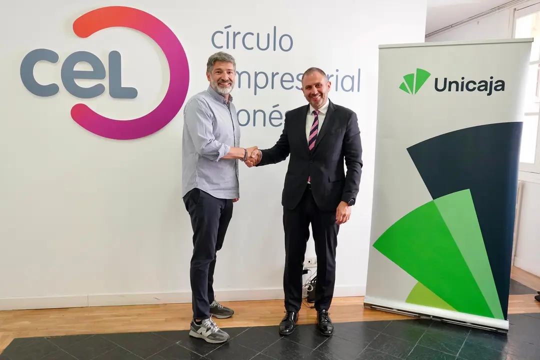 El presidente del CEL y el director de Unicaja Le&oacute;n centro