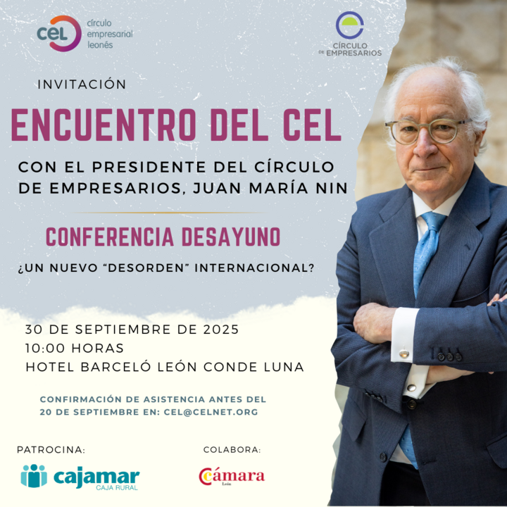 Invitaci&oacute;n Encuentro CEL - Juan Mar&iacute;a Nin
