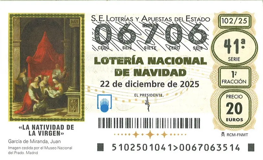 N&ordm; Loter&iacute;a Navidad CEL