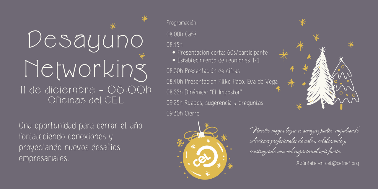 Desayuno Networking Diciembre 2025