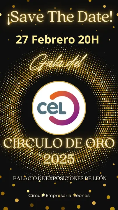 Save The Date CEL Oro