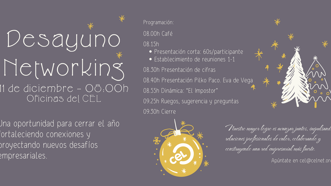 Desayuno Networking Diciembre 2025