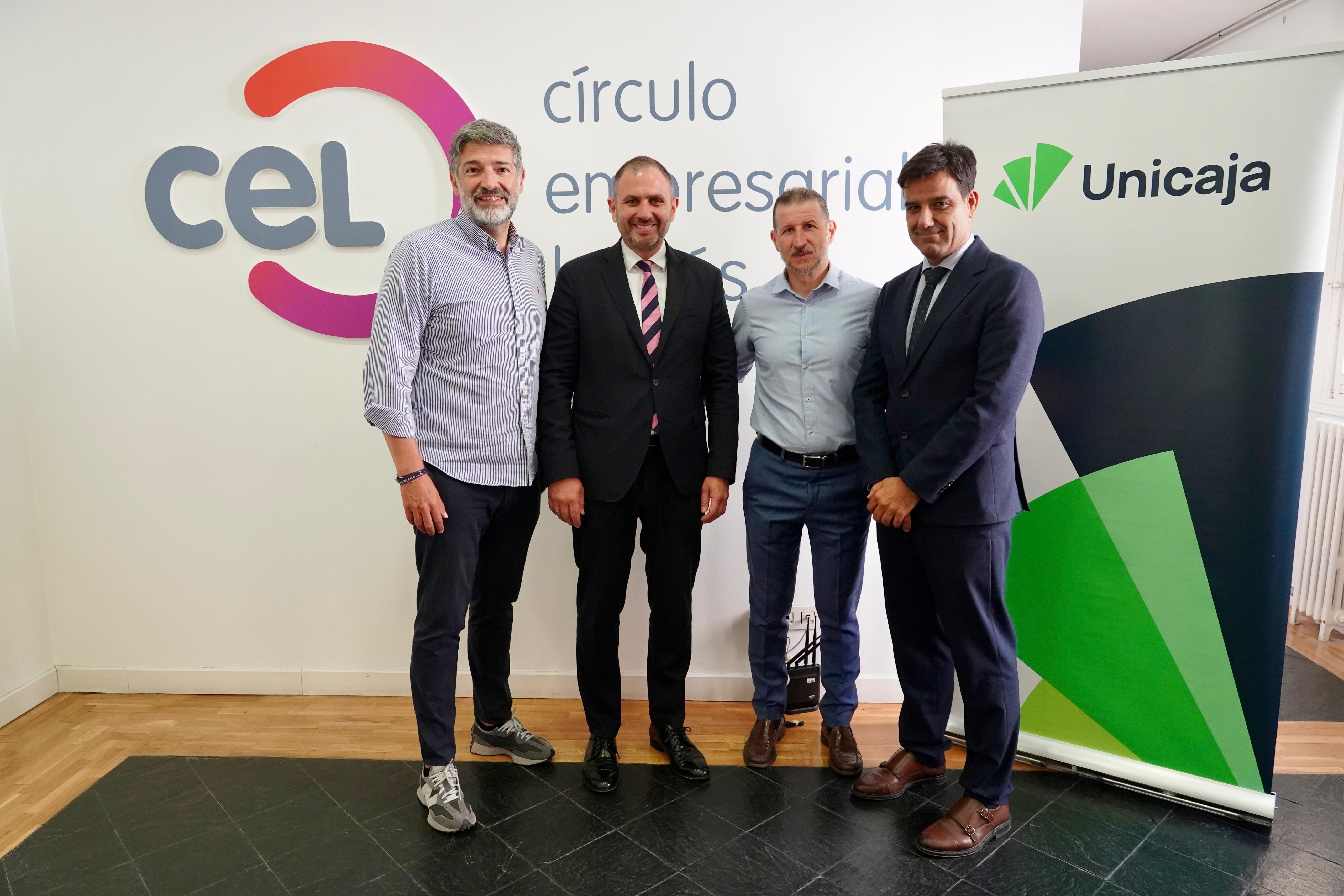 Julio Álvarez, José María García, Ángel González y Manuel Rubio