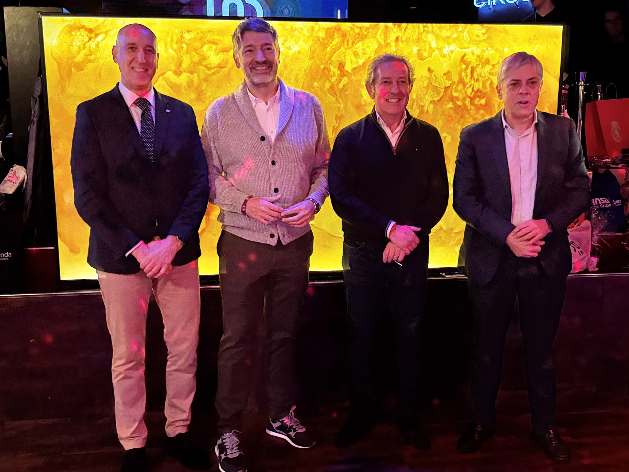 José Antonio Diez, Julio Álvarez, Javier Vega y Eduardo Diego