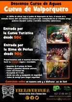 Oferta de Tiki Aventura: descenso de las Cuevas de Valporquero y barranquismo