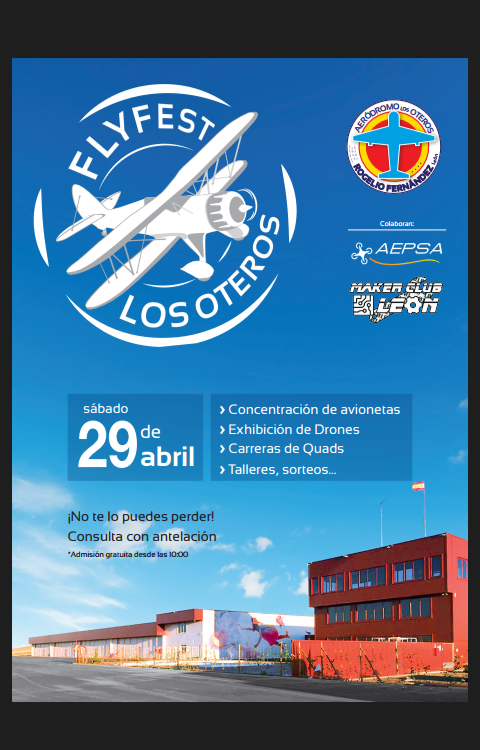 El Flyfest del Aeródromo de Los Oteros organiza la primera carrera de drones de Castilla y León