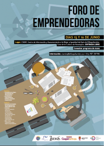 Cartel Foro Emprendedoras Villaquilambre