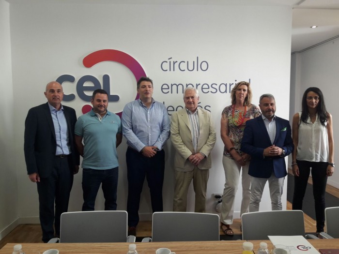 CEL y Delegado de la Junta en León abordan medidas para impulsar la actividad empresarial