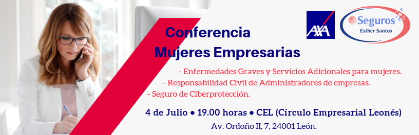 Pospuesta hasta septiembre la Conferencia para Mujeres Empresarias de AXA