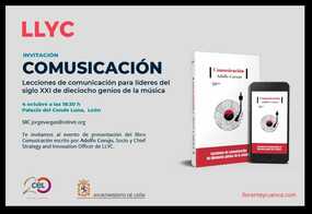 Conferencia y presentación del libro: Comusicación, por Adolfo Corujo (LLYC)