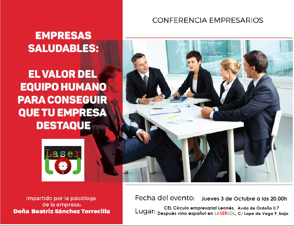 Charla Empresas Saludables, el valor del equipo humano para conseguir que tu empresa destaque