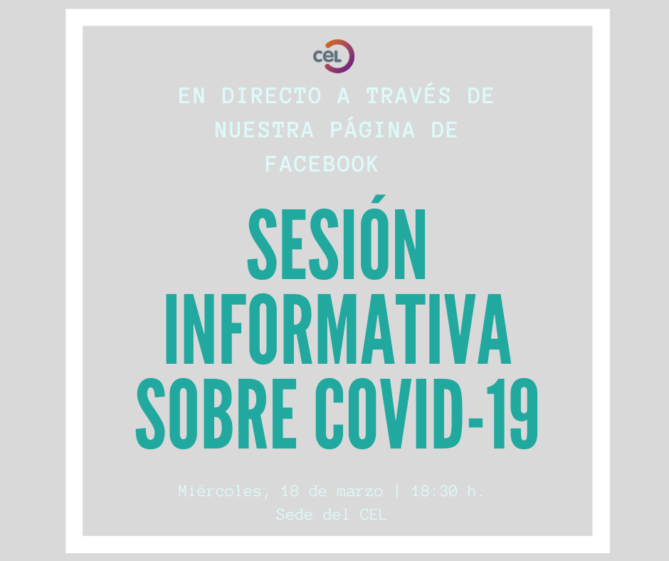 Sesión Informativa por streaming desde el CEL con Expertos de ULE – 18M 18:30h