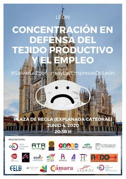 Concentraciones en León y Ponferrada en Defensa del Tejido Productivo y del Empleo