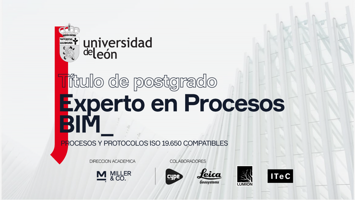 Arranca el Postgrado Experto en Procesos BIM con una sesión informativa gratuita