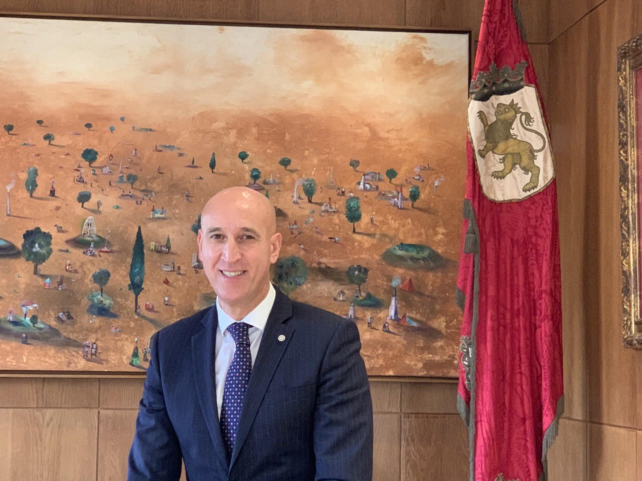 Encuentro del CEL con el Alcalde de León, José Antonio Diez