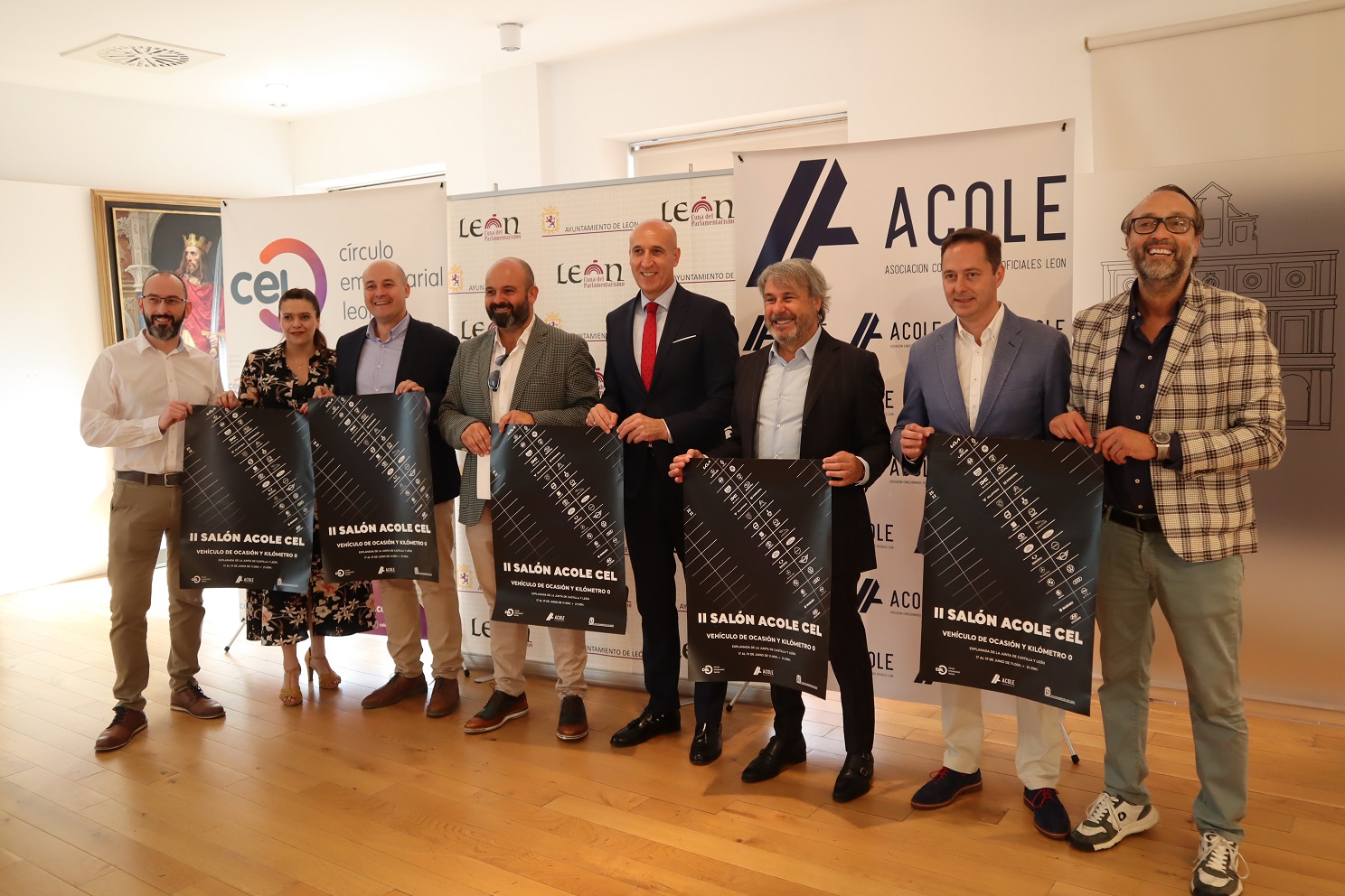 El alcalde de León, el CEL y ACOLE  presentan el 2º Salón del Vehículo de Ocasión y Kilómetro 0