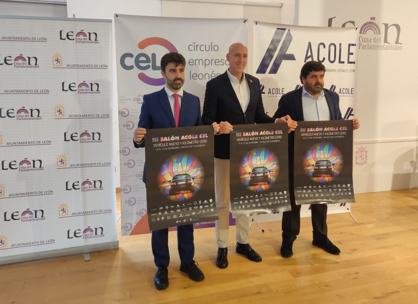 Arranca la 3ª Feria ACOLE CEL del Vehículo Nuevo que inaugurará el alcalde de León el 10N en el Palacio de Exposiciones