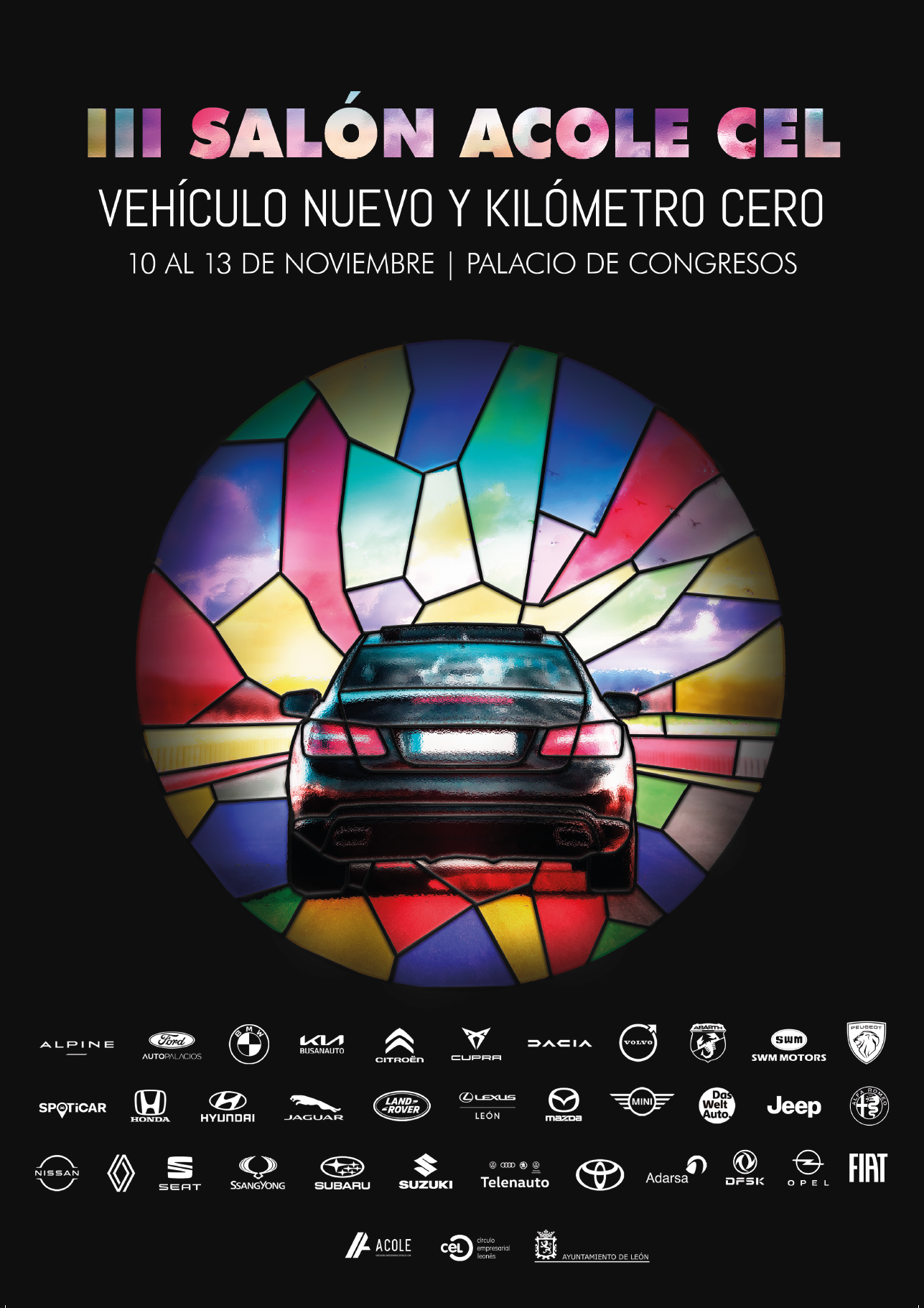 Inauguración 3º Salón ACOLE CEL del Vehículo Nuevo en el Palacio de Exposiciones de León