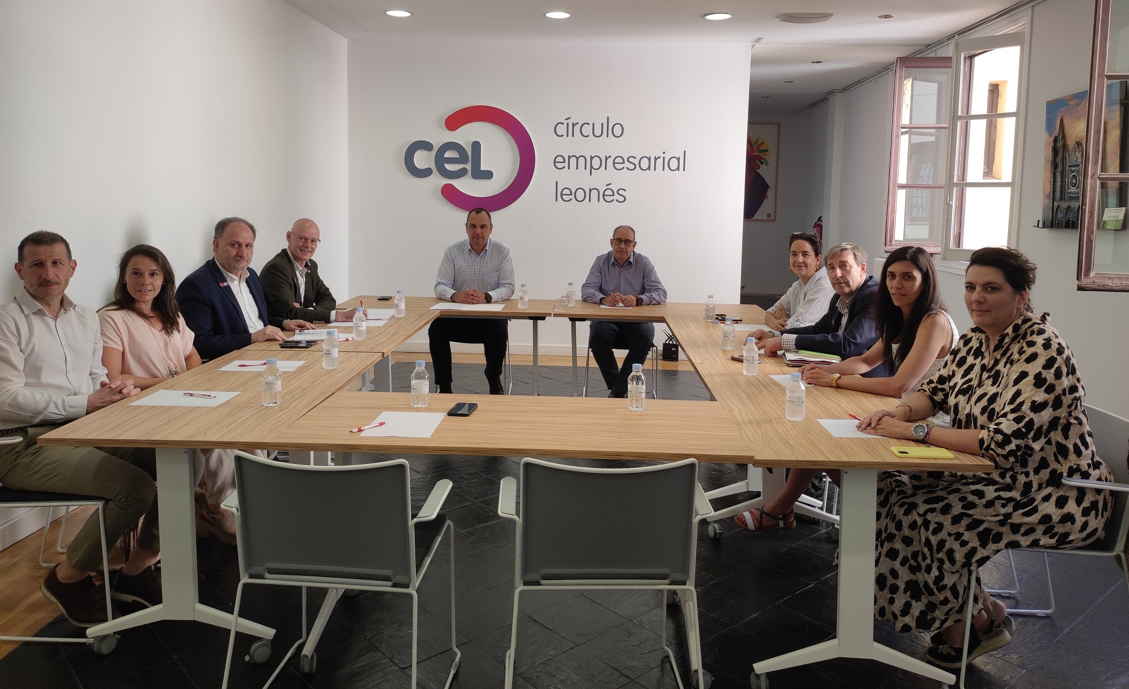 El CEL recibe a los candidatos de UPL que se comprometen a ser la voz de los empresarios leoneses en Madrid